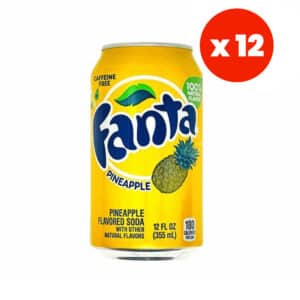 Fanta Pineapple Soda 355ml (12 fl.oz) (Box of 12)