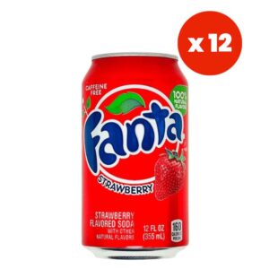Fanta Strawberry Soda 355ml (12 fl.oz) (Box of 12)