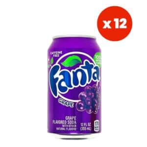 Fanta Grape Soda 355ml (12 fl.oz) (Box of 12)