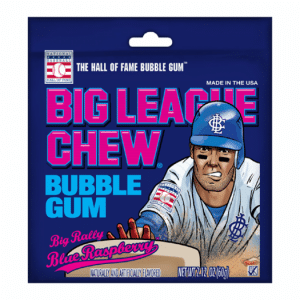 Big League Chew-Shredded Blue Raspberry Bubble Gum 60g (2.12 oz)