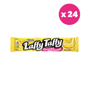 Laffy Taffy Stretchy & Tangy Banana 42g (1.5 oz) (Box of 24) BBE 7 OCT 2024