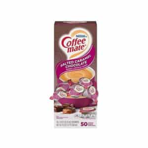 Coffee Mate Liquid Creamer Salted Caramel Chocolate Single Serve 50 Portions 10.6ml (0.375oz)