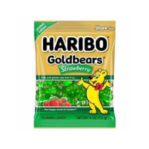 Haribo Peg Bag Gold Bears Strawberry 113g (4oz)