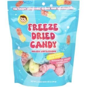 Josh Bosh Freeze-Dried Candy - Sour Worms 56g (1.95oz)