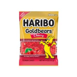 Haribo Peg Bag Gold Bears Cherry 113g (4oz)