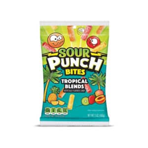 Sour Punch Tropical Bites Peg Bag 140g (5oz)