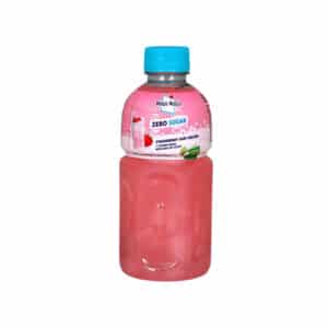 Mogu Mogu Nata De Coco Drink Strawberry & Cream Zero Sugar 320ml