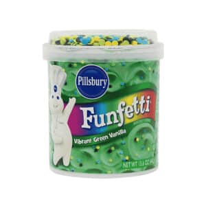 Pillsbury Green Vanilla Funfetti Frosting 442g (15.6oz)