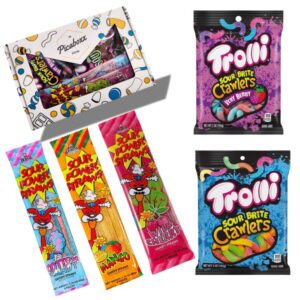 Picaboxx | Sour Power Straws | American Candy Gift Box