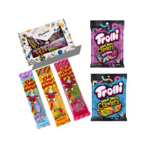 Picaboxx | Sour Power Straws | American Candy Gift Box