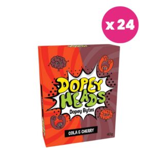 Dopey Heads Bytes Cola & Cherry 40g (1.41oz) (Pack of 24)