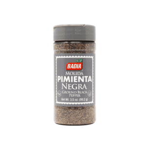 Badia Pimienta Negra Molida/ Ground Black Pepper 99.2g (3.5oz)