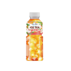 Mogu Mogu Nata De Coco Peach Ice Tea Drink 450ml
