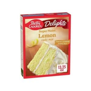 Betty Crocker Delights Super Moist Lemon Cake Mix 376g (13.25oz)